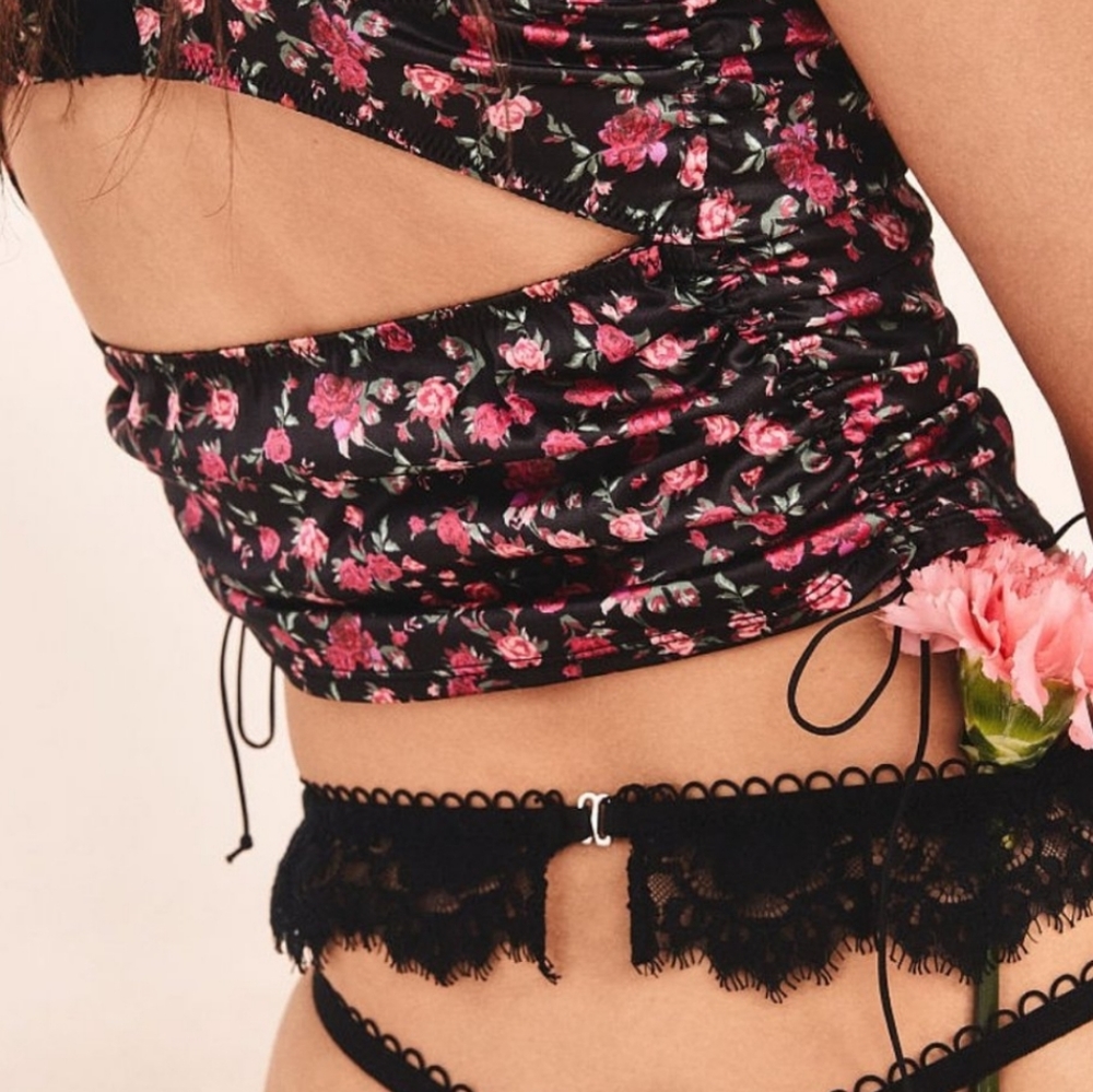 For Love and Lemons Melrose Pleated Bustier Bra NWT - Picture 6 of 13